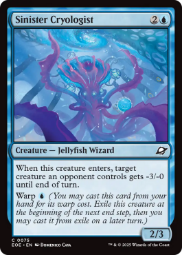 Cryologue sinistre