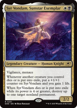 Syr Vondam, archétype de Solétoile