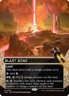 Zone de déflagration