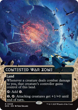 Zone de guerre contestée