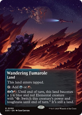 Fumerolle vagabonde