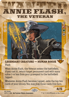 Annie Flash, la vétérane