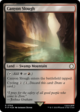 Canyon croupissant