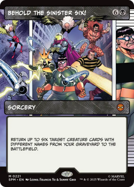 Gare aux Sinister Six !