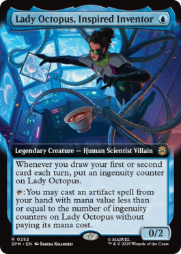 Lady Octopus, inventrice inspirée