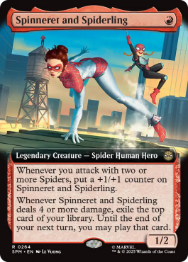Spinneret et Spiderling