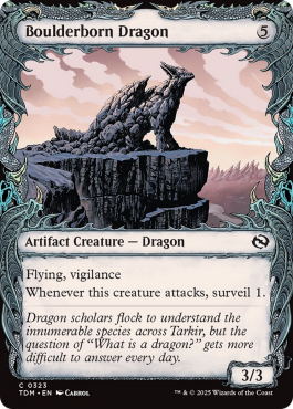 Dragon né des roches