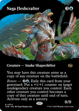 Naga façonneur de chair