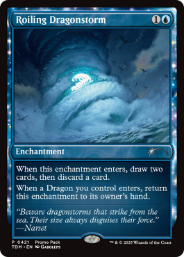 Orage des dragons tourbillonnant
