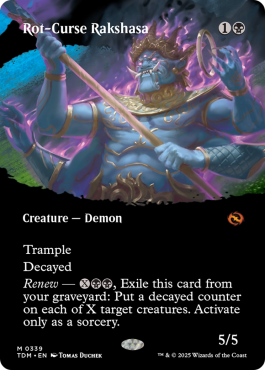 Rakshasa de malédiction de putréfaction