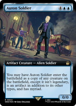 Soldat auton