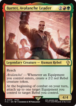 Barret, chef d'Avalanche