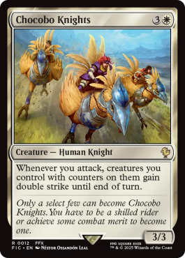 Chevaliers chocobos