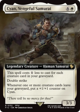 Cyan, samouraï aguerri