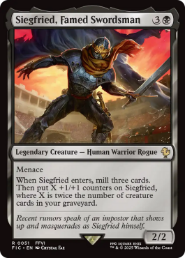 Siegfried, épéiste réputé