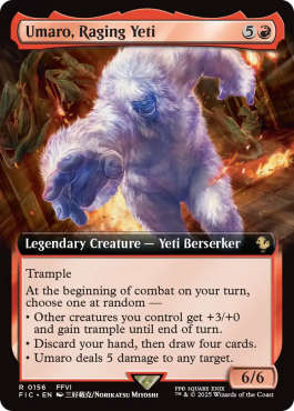 Umaro, yeti peu docile