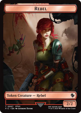 Soldat (1/1, blanc) / Rebelle (2/2, rouge)