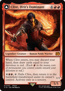 ** Clive, Ifrit's Dominant // Ifrit, Warden of Inferno