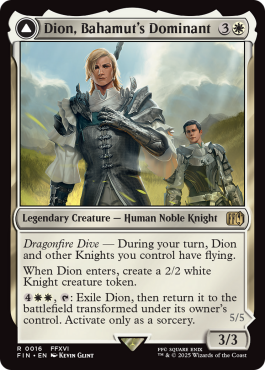 ** Dion, Bahamut's Dominant // Bahamut, Warden of Light