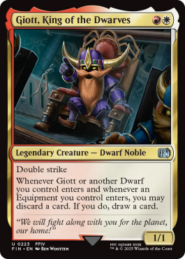 ** Giott, King of the Dwarves