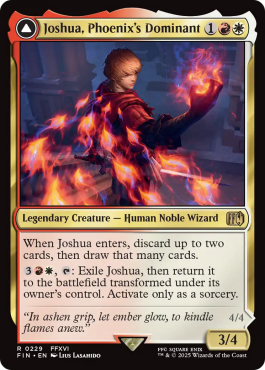 Joshua, Emissaire de Phénix / Phénix, Primordial du feu