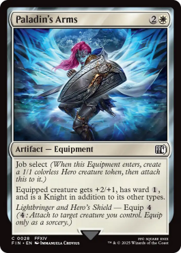 Armes de paladin