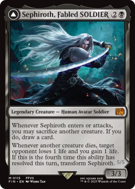 ** Sephiroth, Fabled SOLDIER // Sephiroth, One-Winged Angel