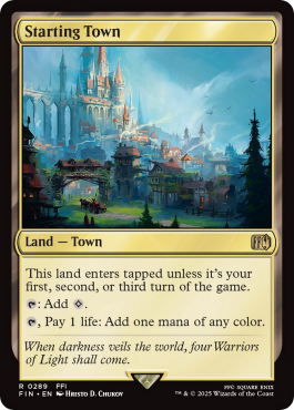** Starting Town