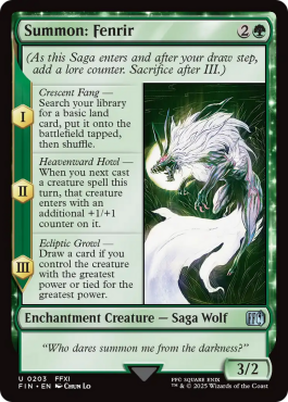 ** Summon: Fenrir