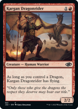 Cavalier-dragon kargan