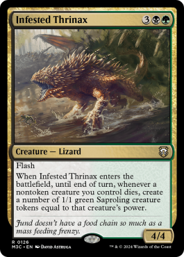 Thrinax infesté