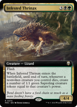 Thrinax infesté