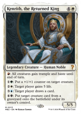 Kenrith, le roi réapparu