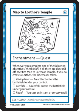 Map to Lorthos's Temple