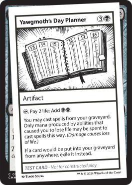 Yawgmoth's Day Planner