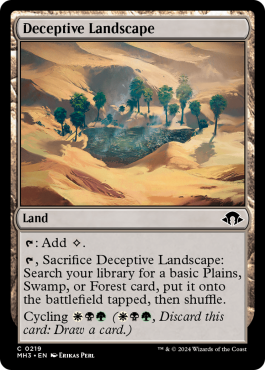 Paysage trompeur
