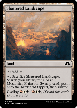 Paysage fracassé