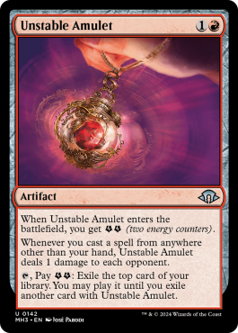 Amulette instable