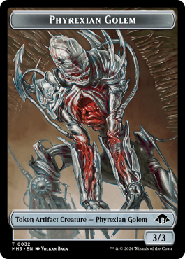 Phyrexian et golem (3/3, incolore)