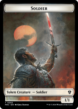 Soldat (1/1, blanc) / Construction (6/12, piétinement)