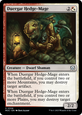 Mage des haies duergar