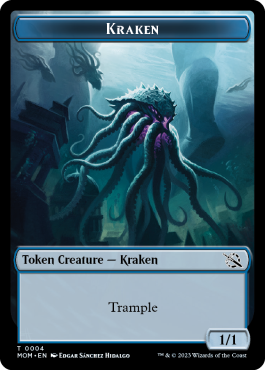 Kraken (1/1, bleu, piétinement)