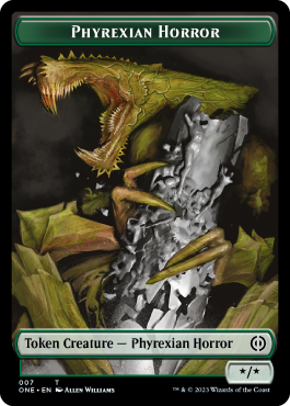 Phyrexian et horreur (*/*, vert)