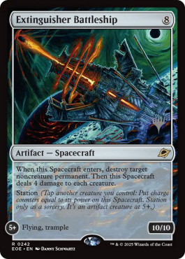 Vaisseau de combat extincteur