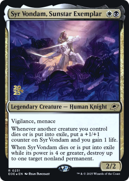 Syr Vondam, archétype de Solétoile