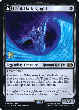 Cécil, chevalier noir / Cécil, paladin repenti