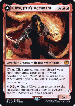 Clive, Émissaire d'Ifrit / Ifrit, Primordial du feu