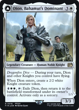 Dion, Émissaire de Bahamut / Bahamut, Primordial de la lumière