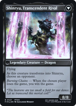 Zenos yae Galvus / Shinryu, rival transcendant