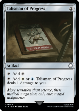 Talisman de progrès